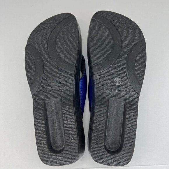 Aerothotic Womens Arch Supportive Summer Orthotic Size 40 Flip Flops Sandals - Picture 8 of 9
